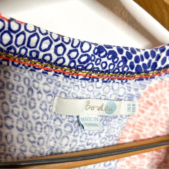 Boden Womens Colorful Abstract Print Sleeveless Tank Top 4 - Picture 5 of 8